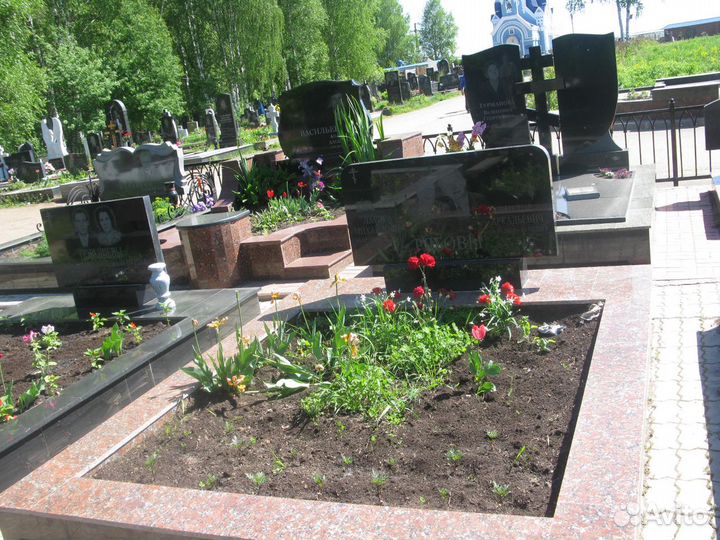 Памятники, обустройство могил любой сложности