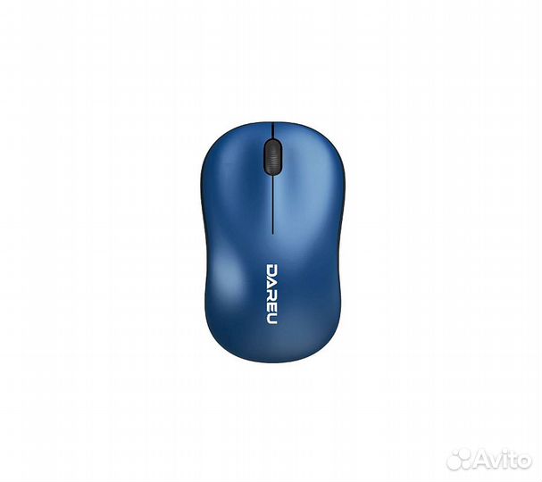 Беспроводная мышь Dareu LM106G, синий/черный