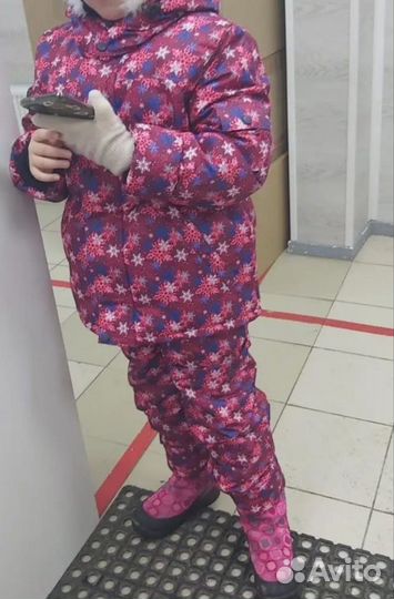 Детский зимний костюм на девочку