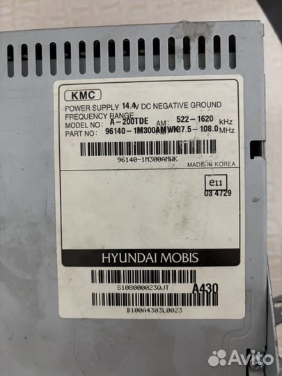 Магнитола kia cerato 2