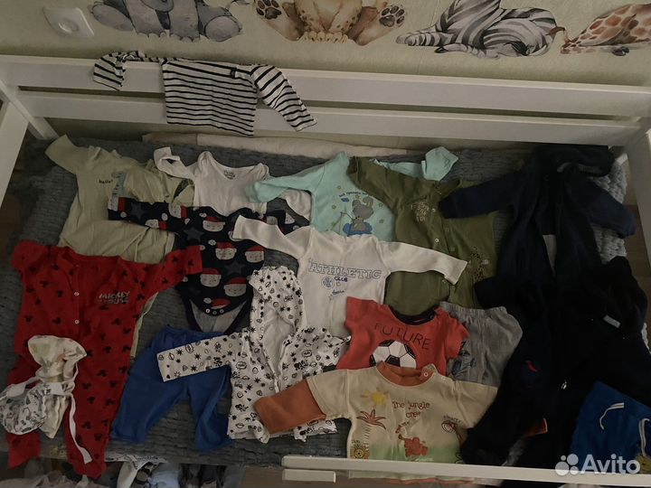 Детские вещи пакетом от 0 до года