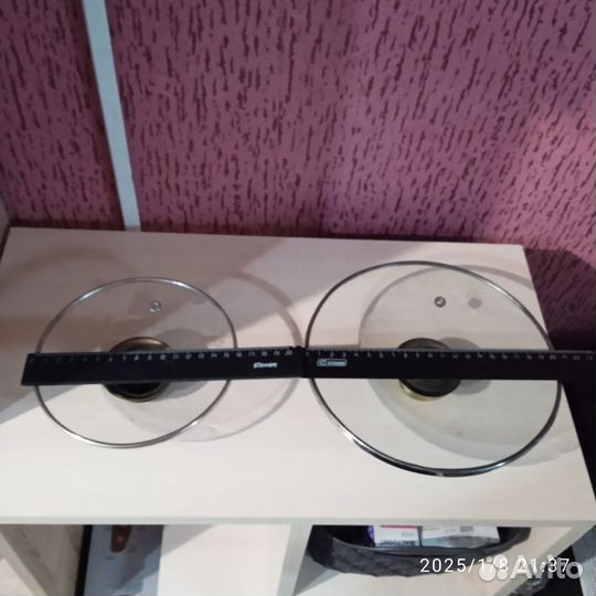 Крышки стеклянные 16 и 20см