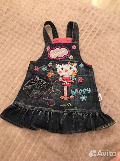 Сарафан джинсовый