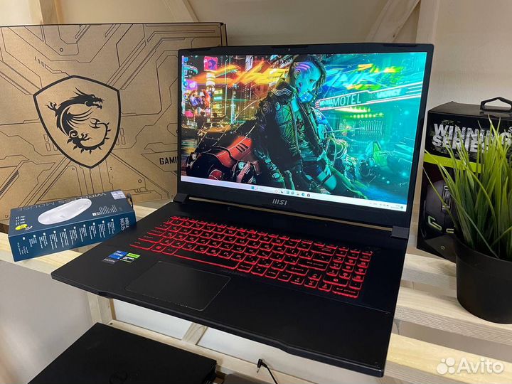 Игровой MSI Katana 17.3 144hz i5-11260H+RTX2050