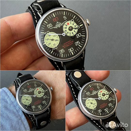 Молния Регулятор - мужские наручные часы СССР 3602