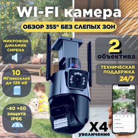 Камера видеонаблюдения wifi уличная #92