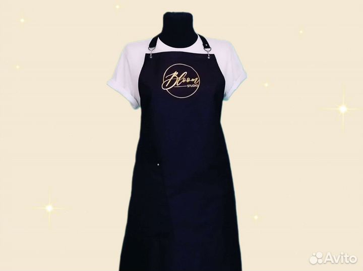 Ваш фирменный рабочий фартук с логотипом