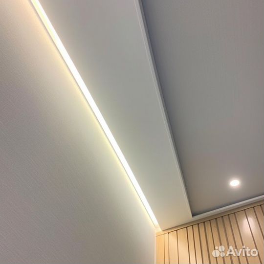 Натяжные потолки под ключ