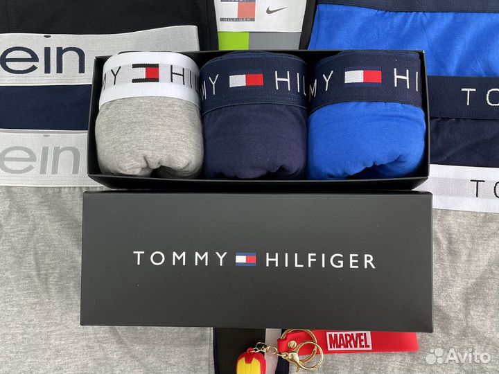 Трусы мужские tommy hilfiger большие 5 пар