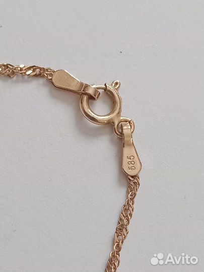 Золотая цепочка с крестиком 585