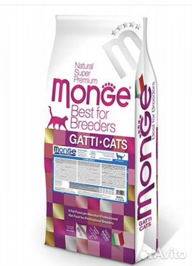 Monge 10 кг корм для кошек