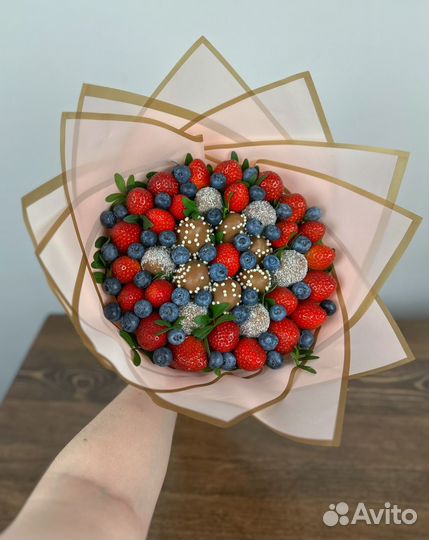 Букет из клубники в шоколаде