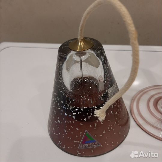 Подсвечники.марганцевое стекло