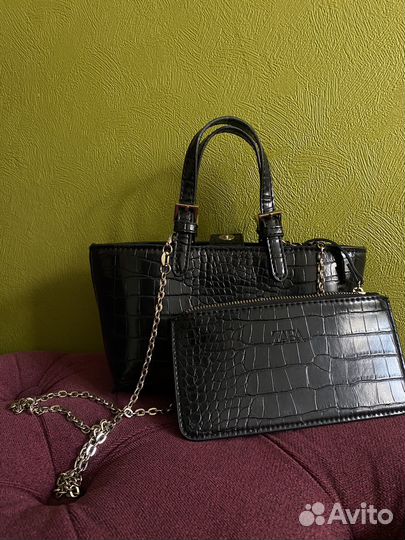 Черная сумка zara