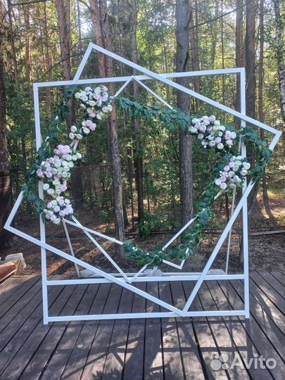 Оформление для фото зоны на день рождения, свадьбу