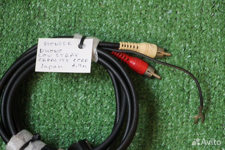 Phono кабели от винил. проигр. Pioneer, Japan
