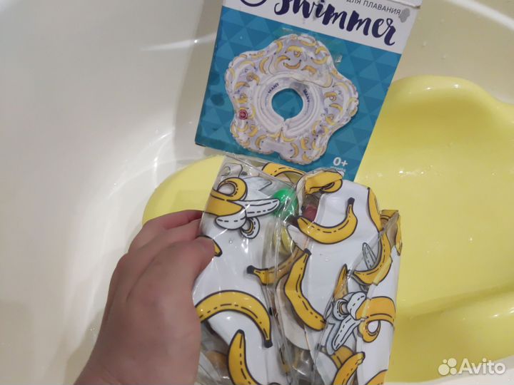 Ванночка Happy Baby со сливом и допы