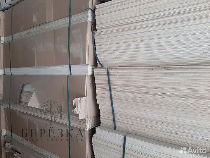 Фанера фк 4х1525х1525 шлиф. 3/4 Вологодская