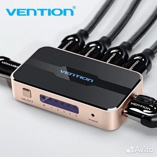 Vention hdmi switch на 5 портов