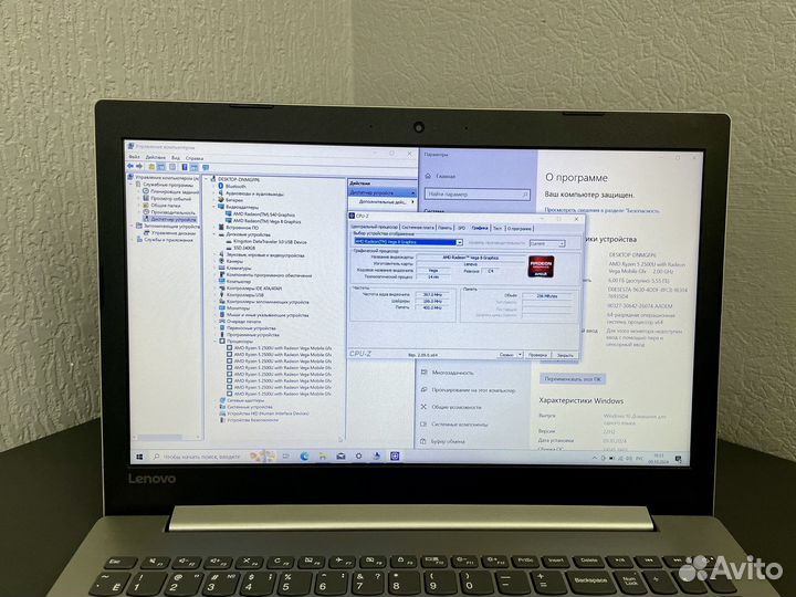 Как новый ноутбук Lenovo/Ryzen-5/Vega 8/FullHD