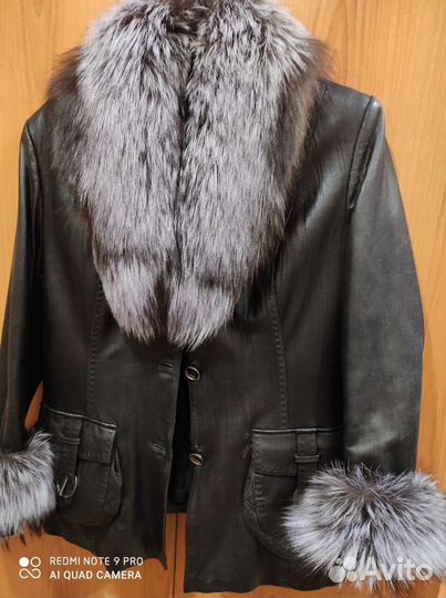 Куртка кожаная женская 50 размер