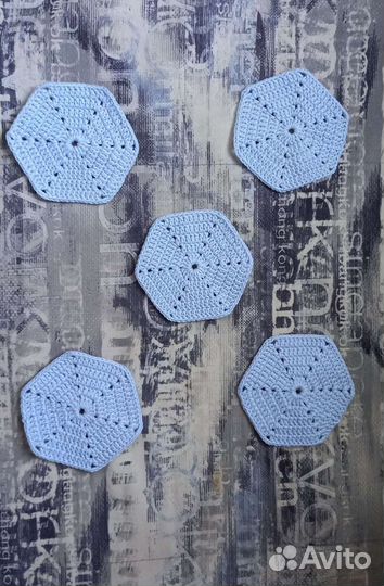 Салфетки 5 шт (подставки под кружки)