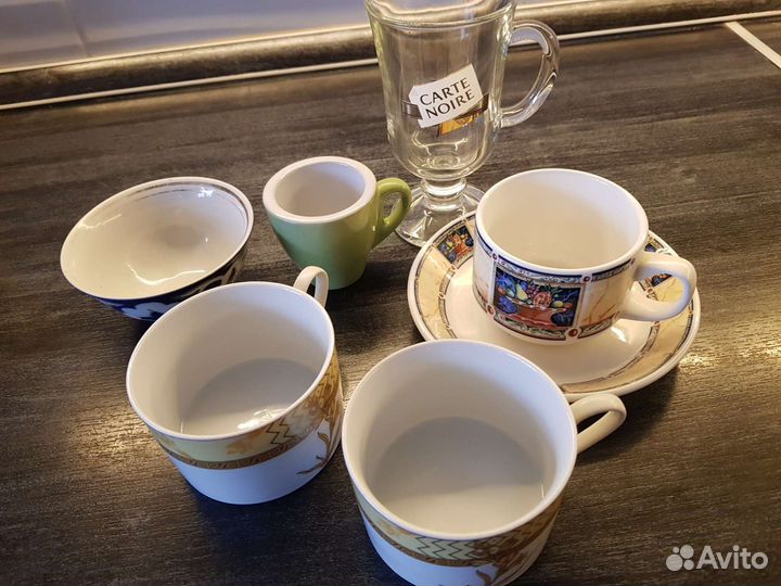 Кружки,чашки,блюдца в ассортименте