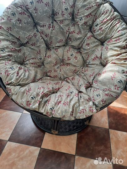 Кресло качалка ротанговое