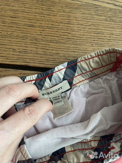 Шорты для купания burberry