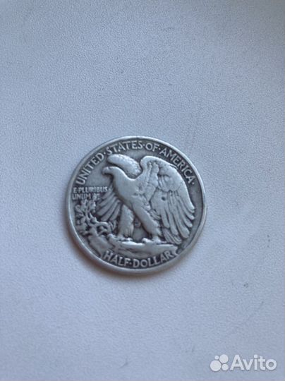 Полдоллара 1937, серебро