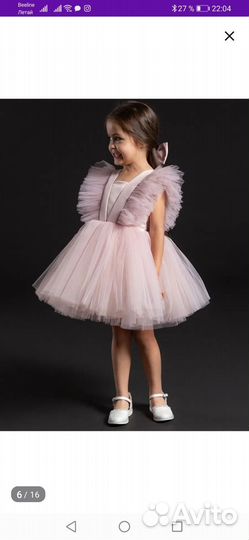 Платье для девочки 116