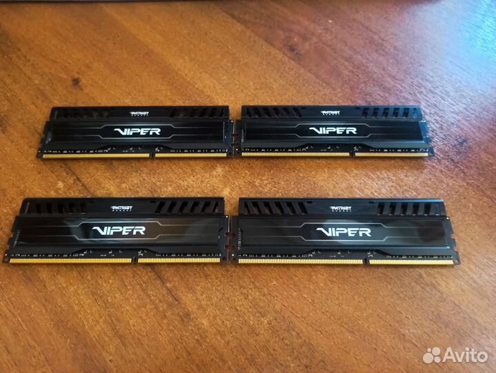 Patriot Viper 16GB DDR3 4x4GB 1600 Mhz ддр3