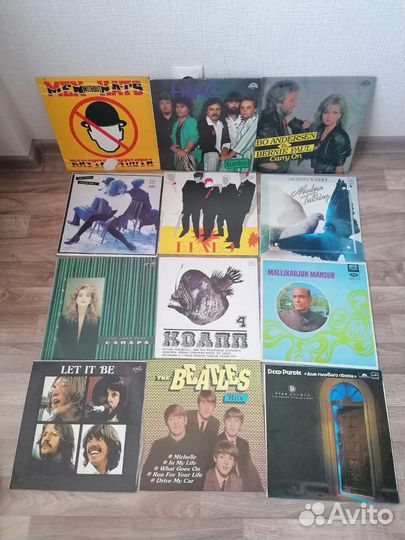 Виниловые пластинки (рок, эстрада и др.)