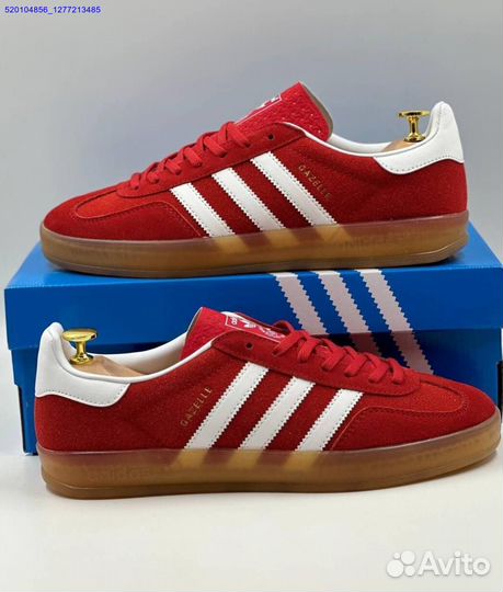 Кроссовки Adidas Gazelle Red (Арт.36466)