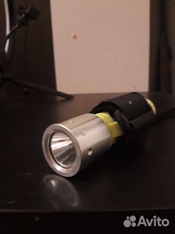 Фонарик подводный с манжетой-липучкой на руку