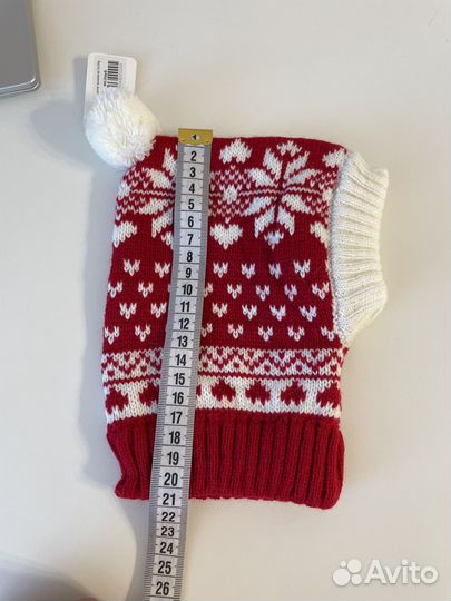 Вязаная шапка для собак