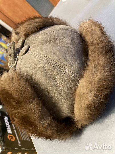 Шапка норковая женская бу мягкая