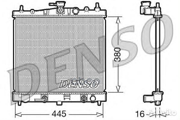 Радиатор системы охлаждения DRM46021 Denso