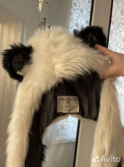 Шапка с ушками меховая