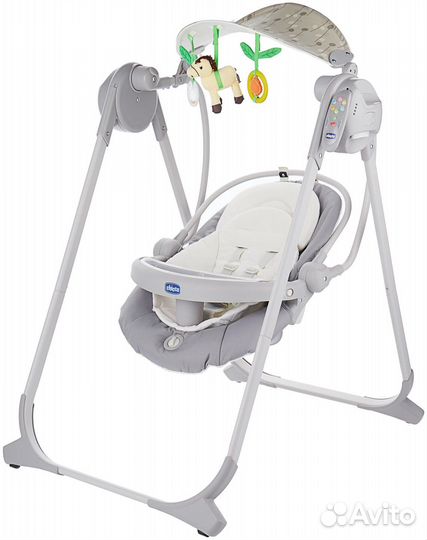 Качели электронные chicco polly swing up