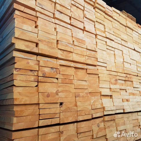 Доска обрезная, камерной сушки 50*200*6000