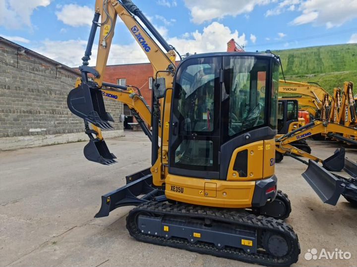 Мини-экскаватор XCMG XE35U, 2023