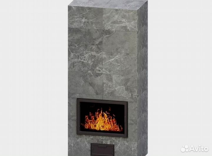 Печь камин из талькохлорита