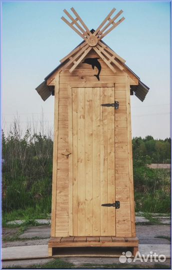 Дачный туалет деревянный оюу 243