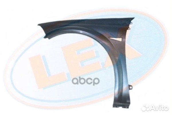 Крыло переднее с отв под повторитель LH (plastic)