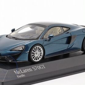 McLaren 570GT 2017 blue Minichamps 1:43 Yu-Ra