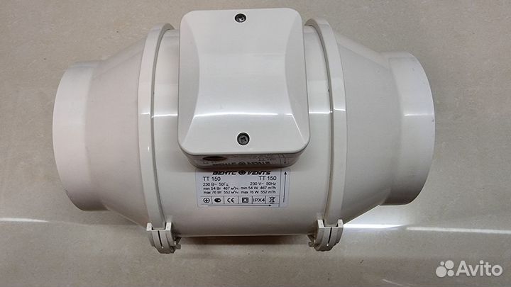 Канальный вентилятор vents тт 150