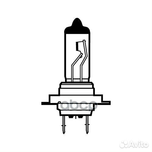 Галогенная лампа avs vegas в блистере h7.12v.55w.1