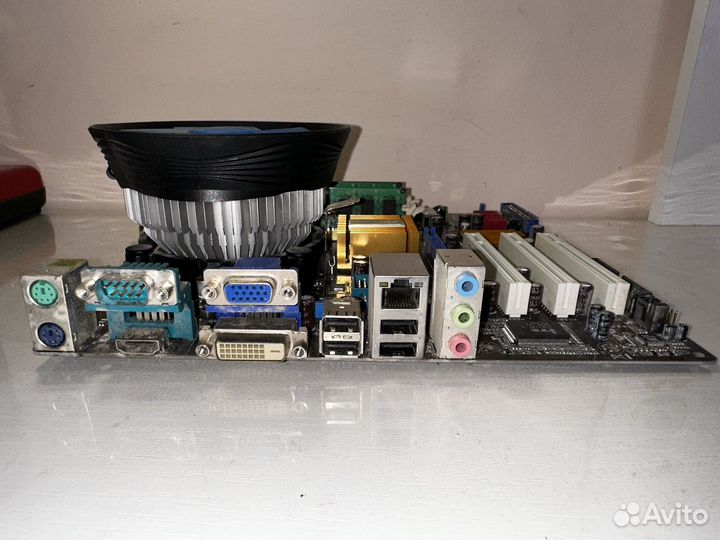 Материнская плата socket 775 + CPU + RAM
