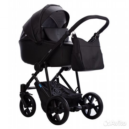 Коляска 2в1 (3в1) Aroteam Belino Prima Black